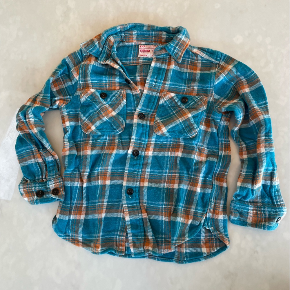 Japanese brand Denim Dungaree size M 130cm 7 years